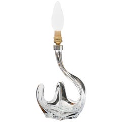 Baccarat Crystal Swan Shaped Lamp