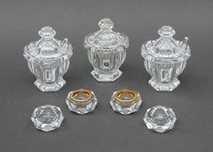 Service de table en cristal Baccarat, 7 pièces.