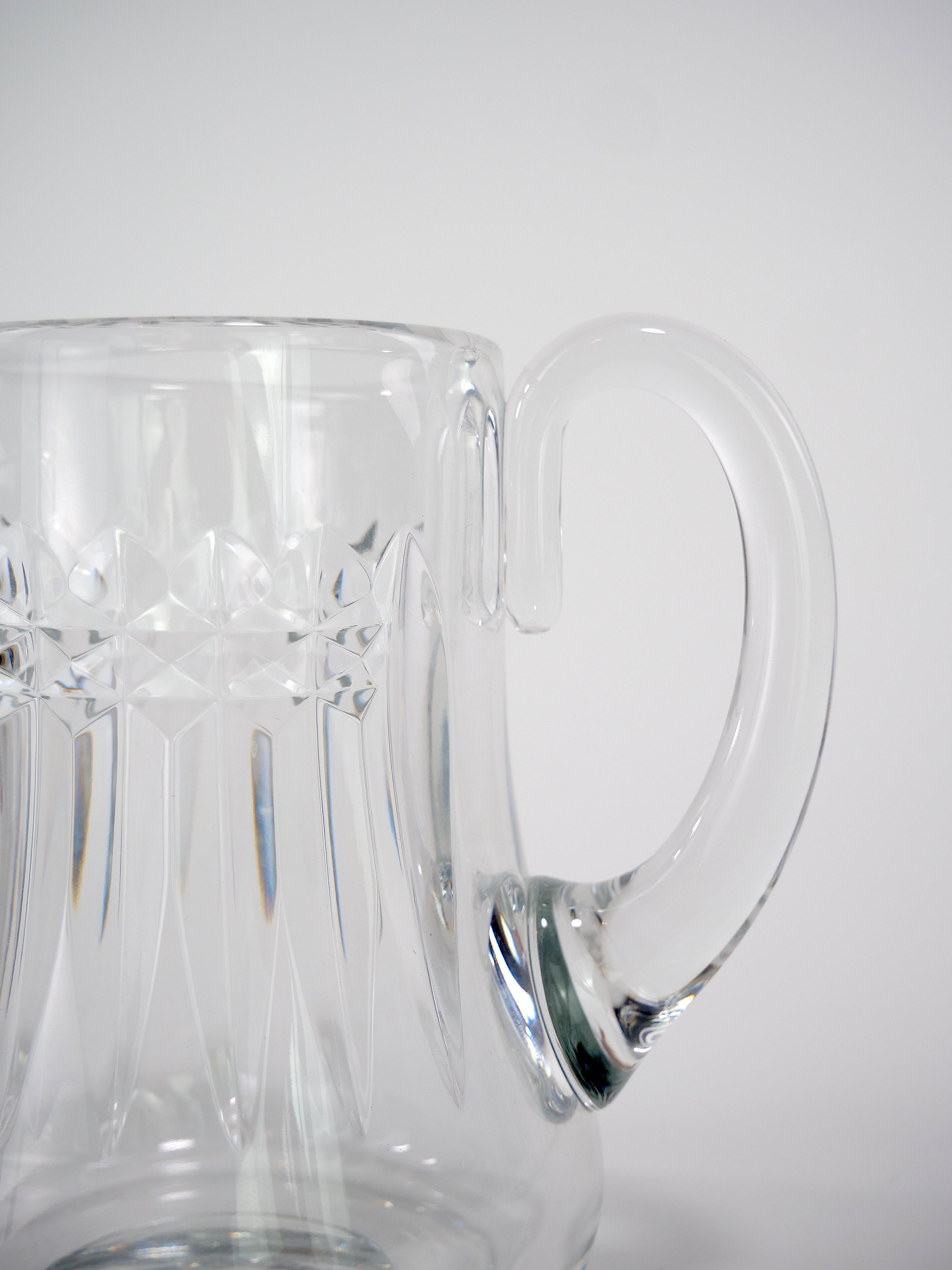 Hand-Crafted Baccarat Crystal Tableware Serving Pitcher For Sale