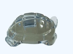 Baccarat Crystal Turtle Sculpture/Paperweight