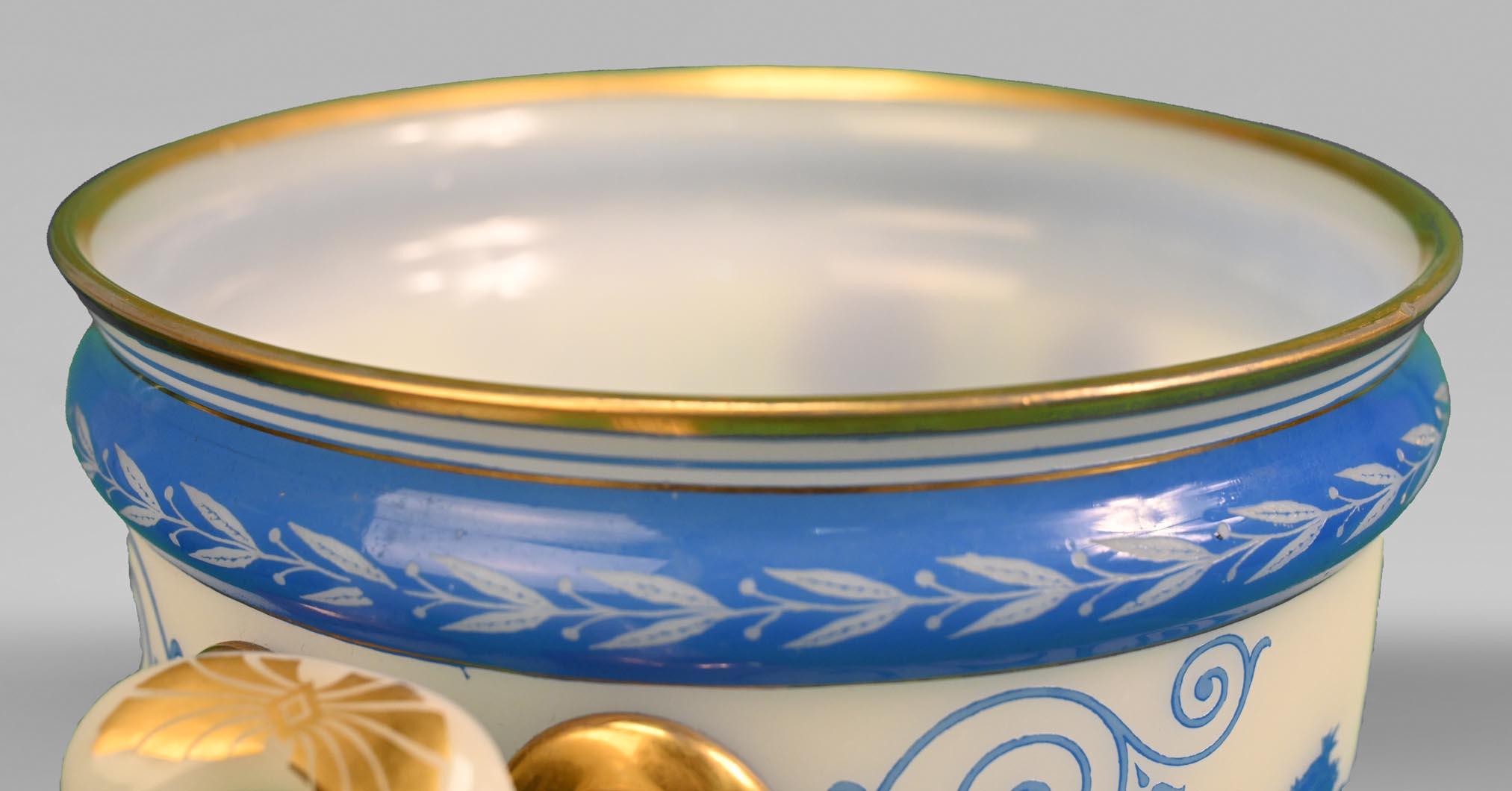 BACCARAT, Jarrón de cristal con decoración neogriega, hacia 1867 Mediados del siglo XIX en venta