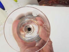 Baccarat Crystal "Vega Flutissimo" Set of Six Champagne Flutes, Modern