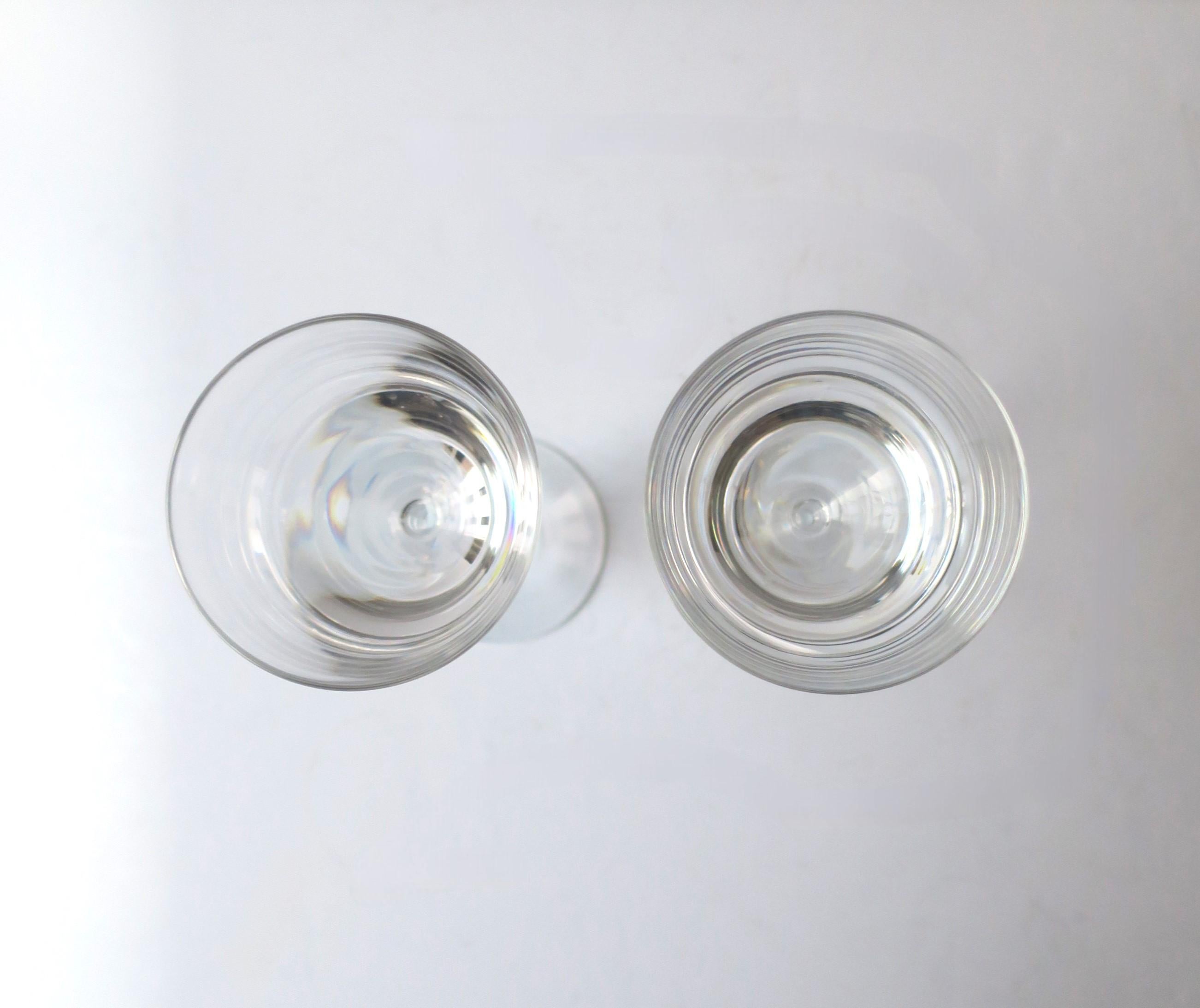 Baccarat Kristall Vega Weingläser, Paar im Zustand „Hervorragend“ im Angebot in New York, NY