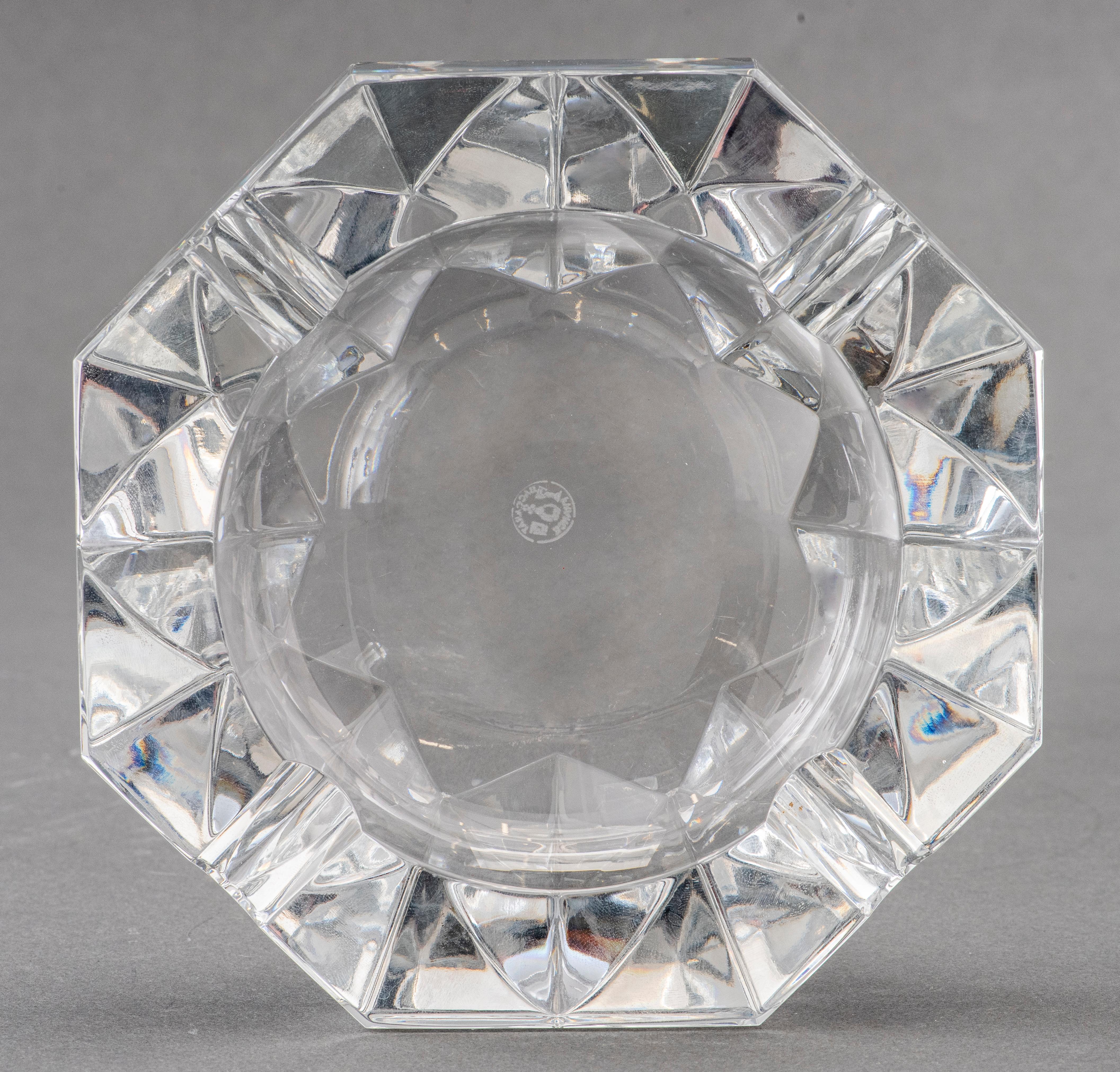 20ième siècle Vide Poche en cristal de Baccarat en vente