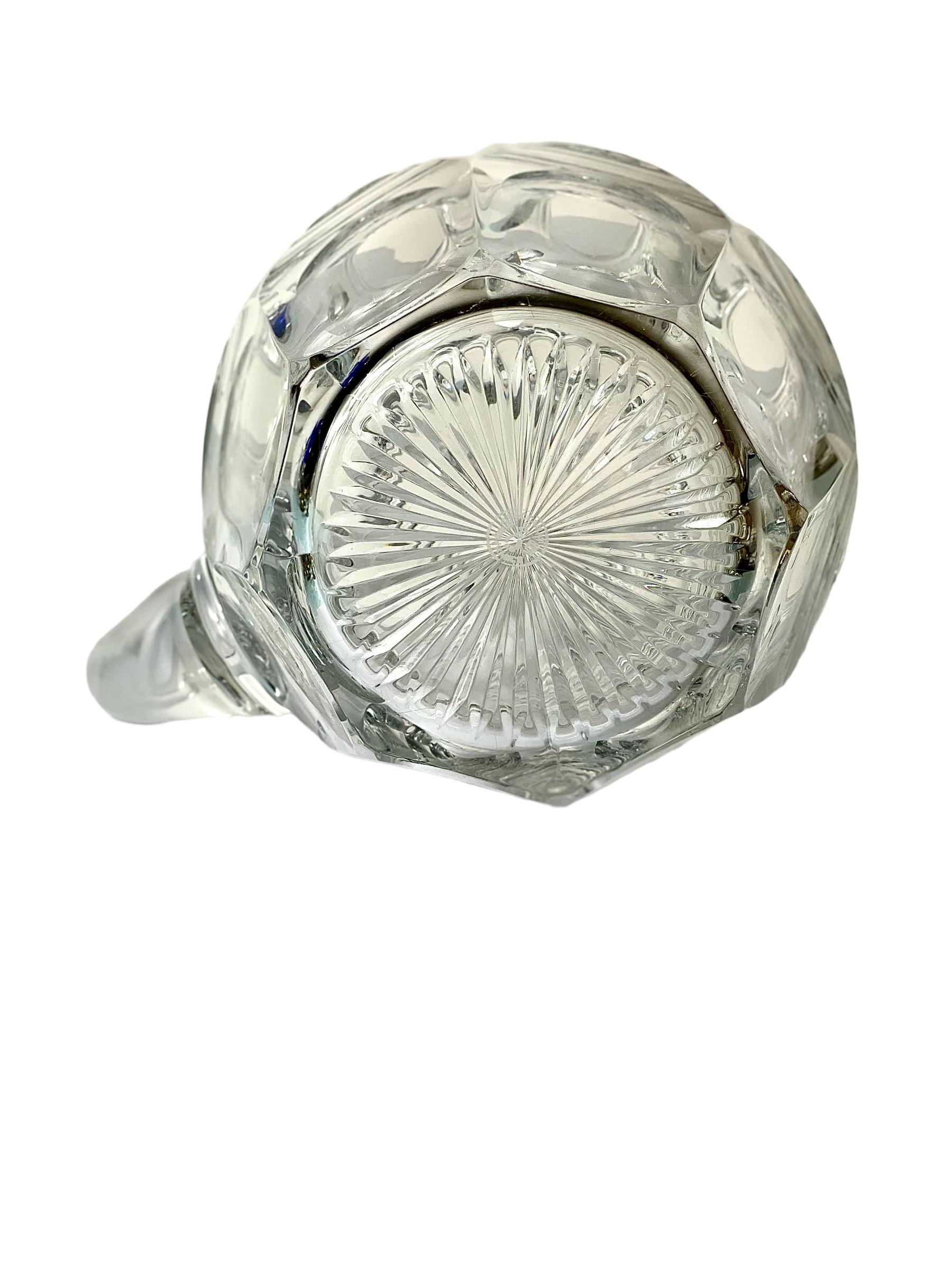 Französischer Vintage-Wasserkrug aus Baccarat-Kristall (20. Jahrhundert) im Angebot