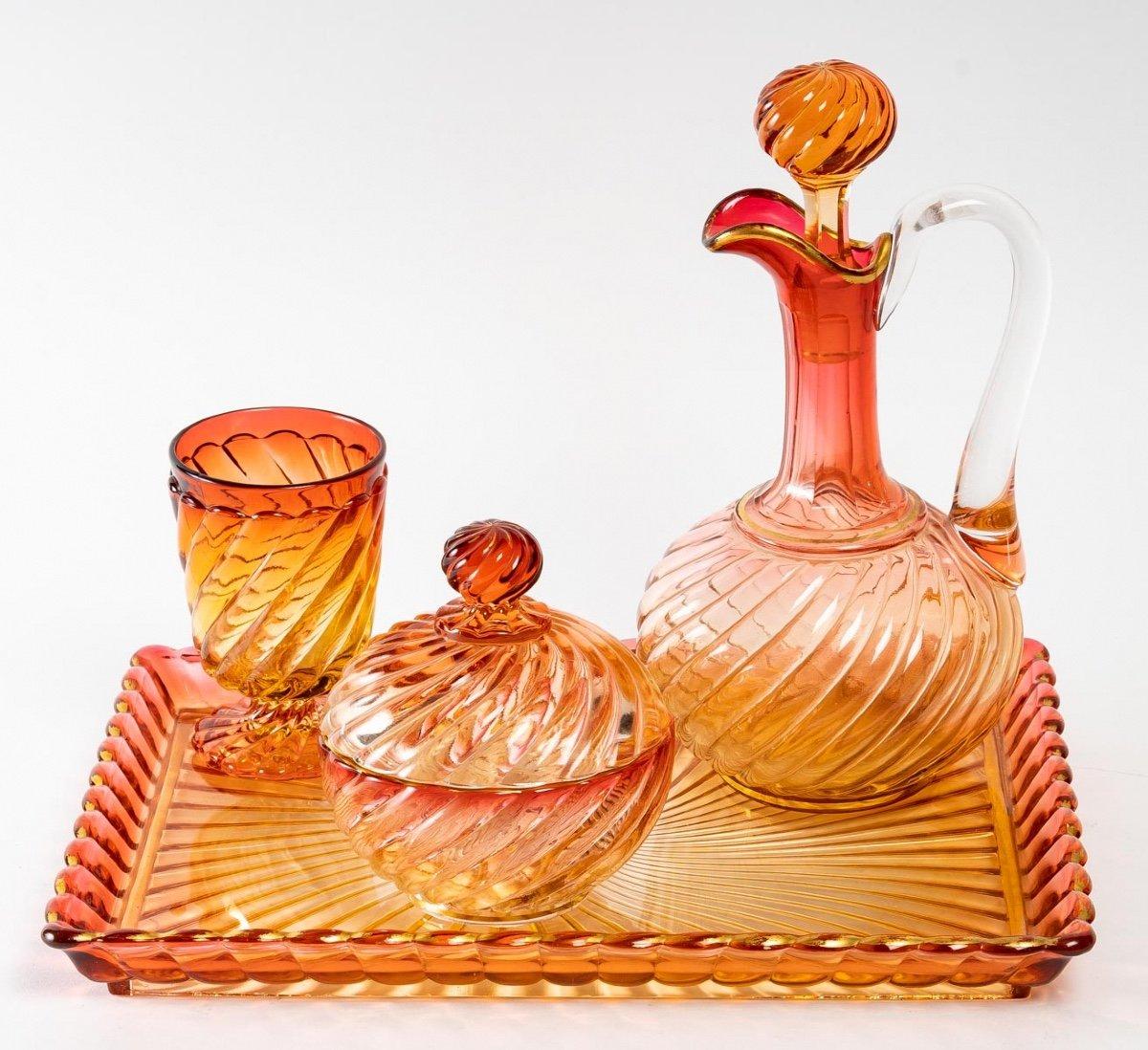 Baccarat Crystal Water Set, Late 19th Century 8