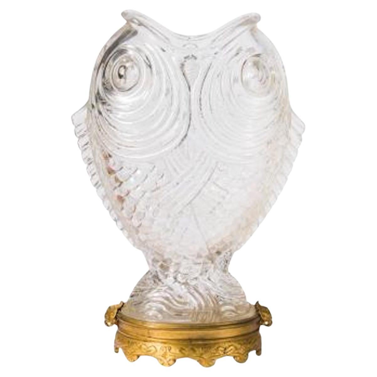 Baccarat Crystallery for L’Escalier de Cristal "Carpe" Glass Vase