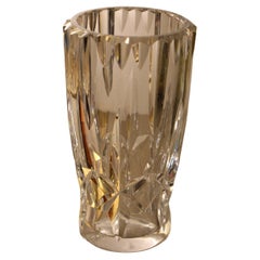 Baccarat Cut Clear Crystal Vase