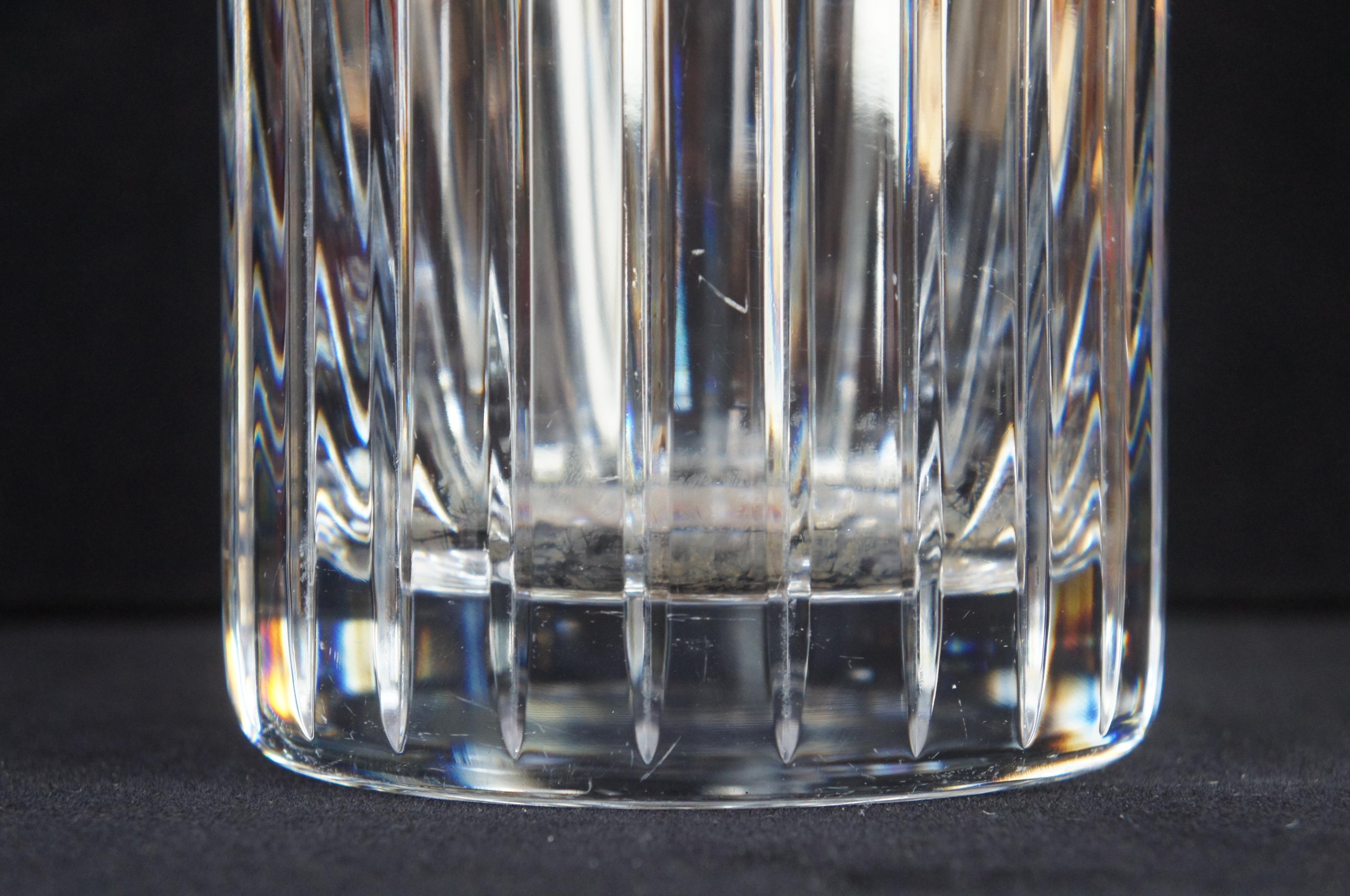fluted glass vase