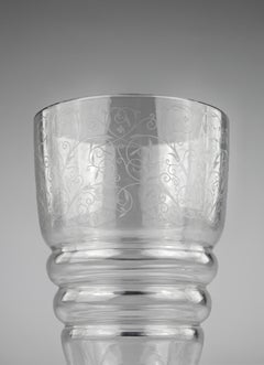 Baccarat, Engraved Vase, 1940