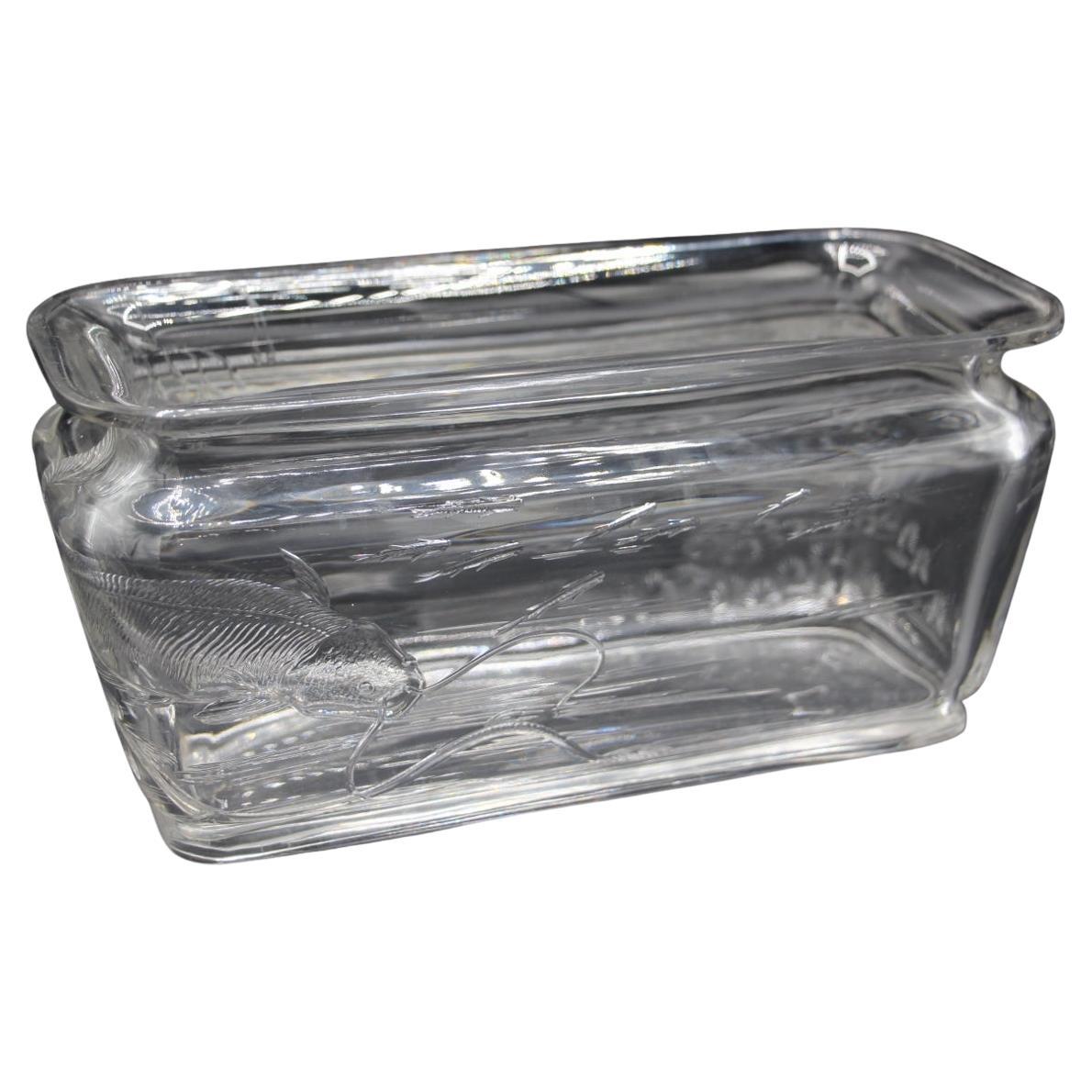 Baccarat, jardinière en forme de poisson de l'Exposition universelle, Paris, 1878 en vente