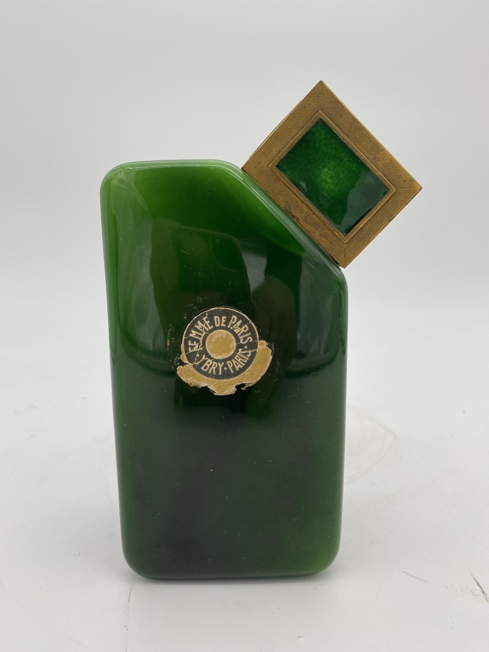 Baccarat pour Ybry Femme De Paris Parfum Flacon:: Circa 1925 Excellent état à Van Nuys, CA