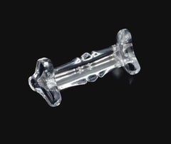 Baccarat, Frankreich, ein Satz von drei Art-Déco-Messern aus Kristallglas. 1930/40er Jahre