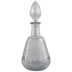 Baccarat, France, Armagnac Carafe in Mouth Blown Crystal Glass