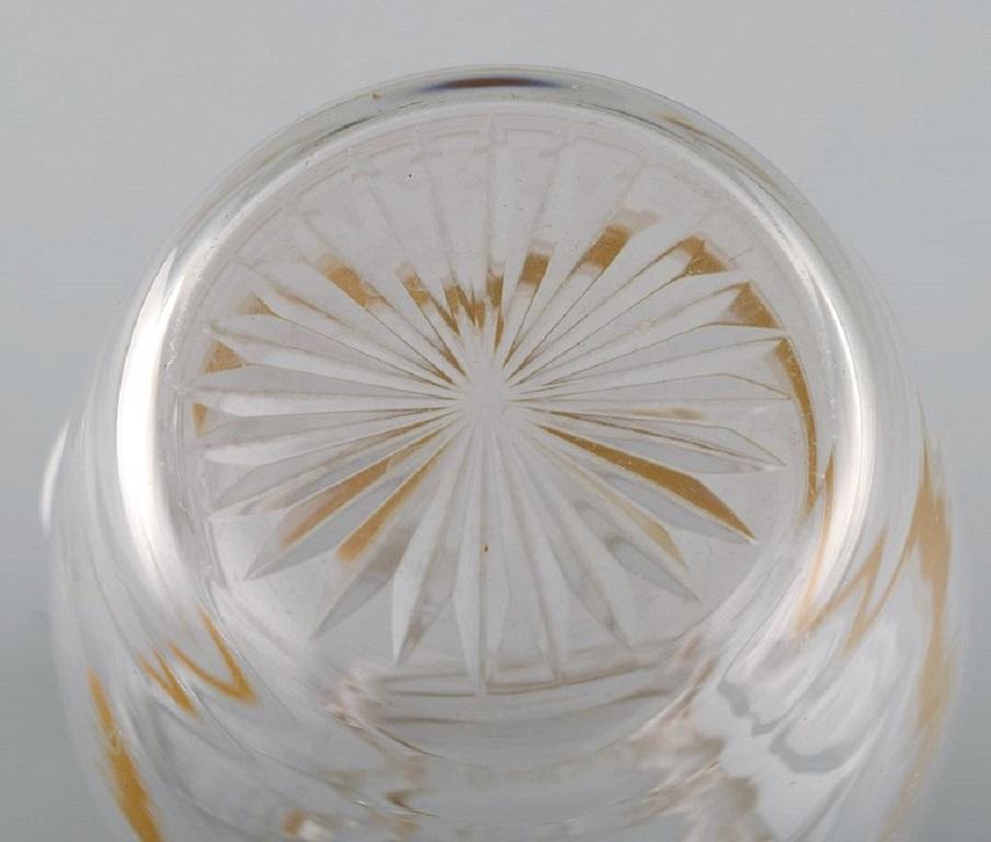 Verre Pichet Art Déco en verre de cristal, trois pichets disponibles, Baccarat, France en vente