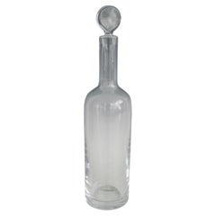 Baccarat France  Clear Lead Crystal Bottle Decanter with Stopper