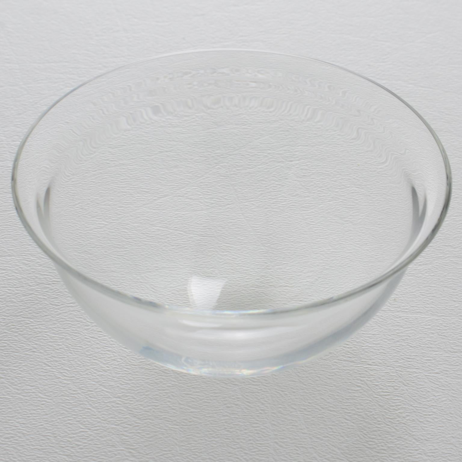 Baccarat France Crystal Caviar Bowl Dish Chiller Server For Sale 3