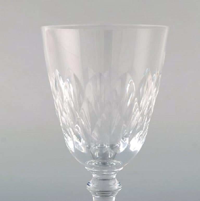 Baccarat, France, Eight Armagnac Glass in Mouth Blown Crystal Glass In Good Condition In Copenhagen, DK