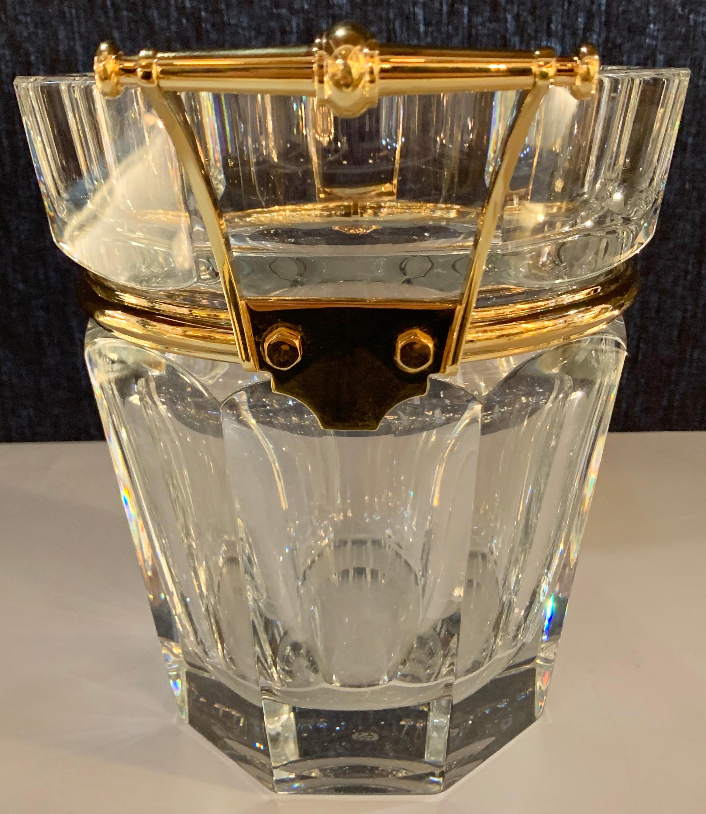 Baccarat France Harcourt Crystal Champagne Bucket / Cooler 2