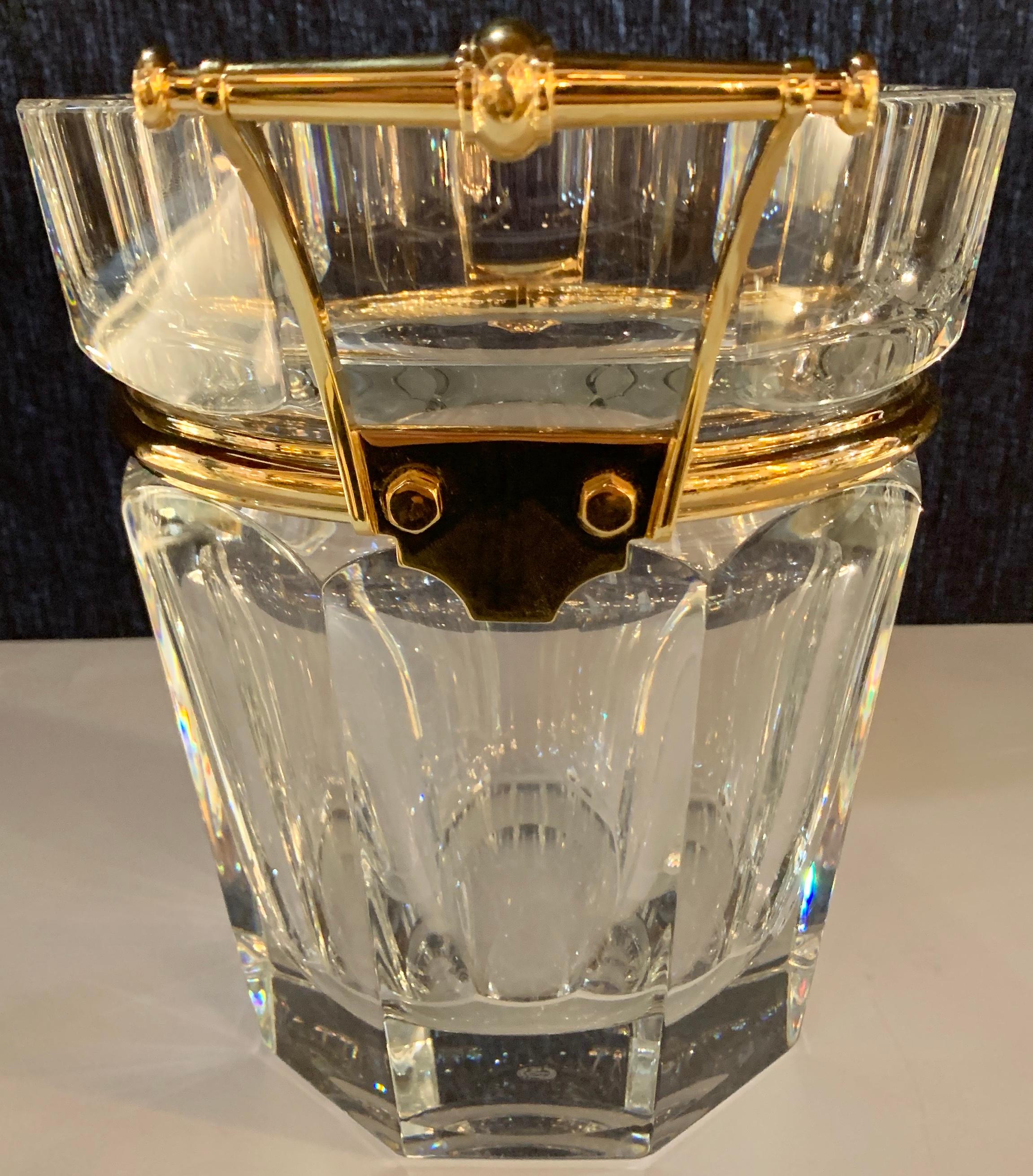 Baccarat France Harcourt Crystal Champagne Bucket / Cooler 3