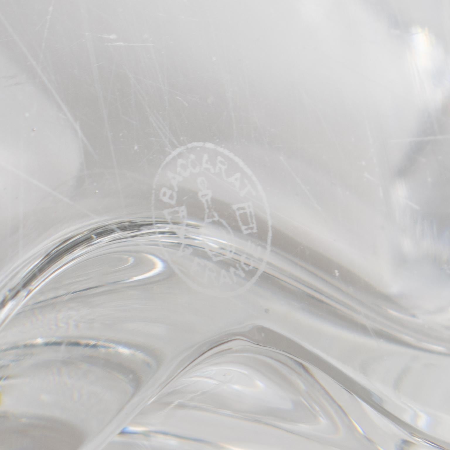 Baccarat France Portacenere di cristallo a forma di cuore Vassoio Vide-Poche in vendita 2