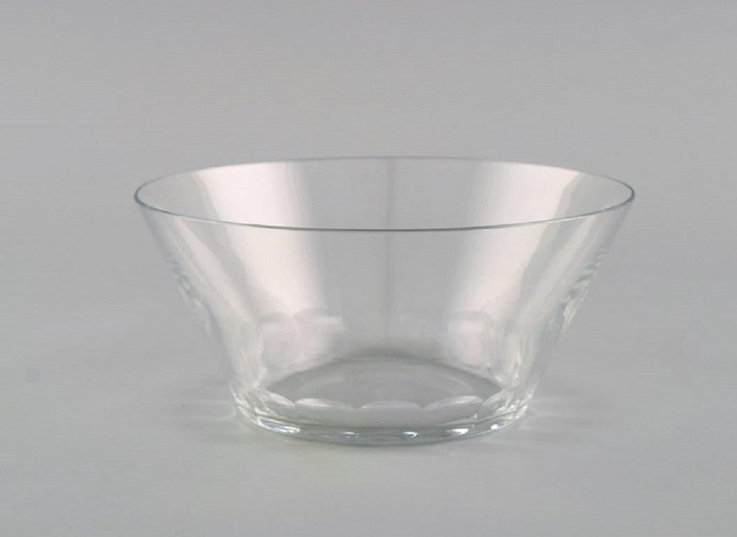 French Baccarat, France, Seven Rinsing Bowls in Clear Mouth-Blown Crystal Glass For Sale