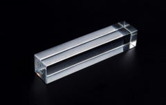 Baccarat, France, three Art Deco knife rests in clear glass. 1930/40s.