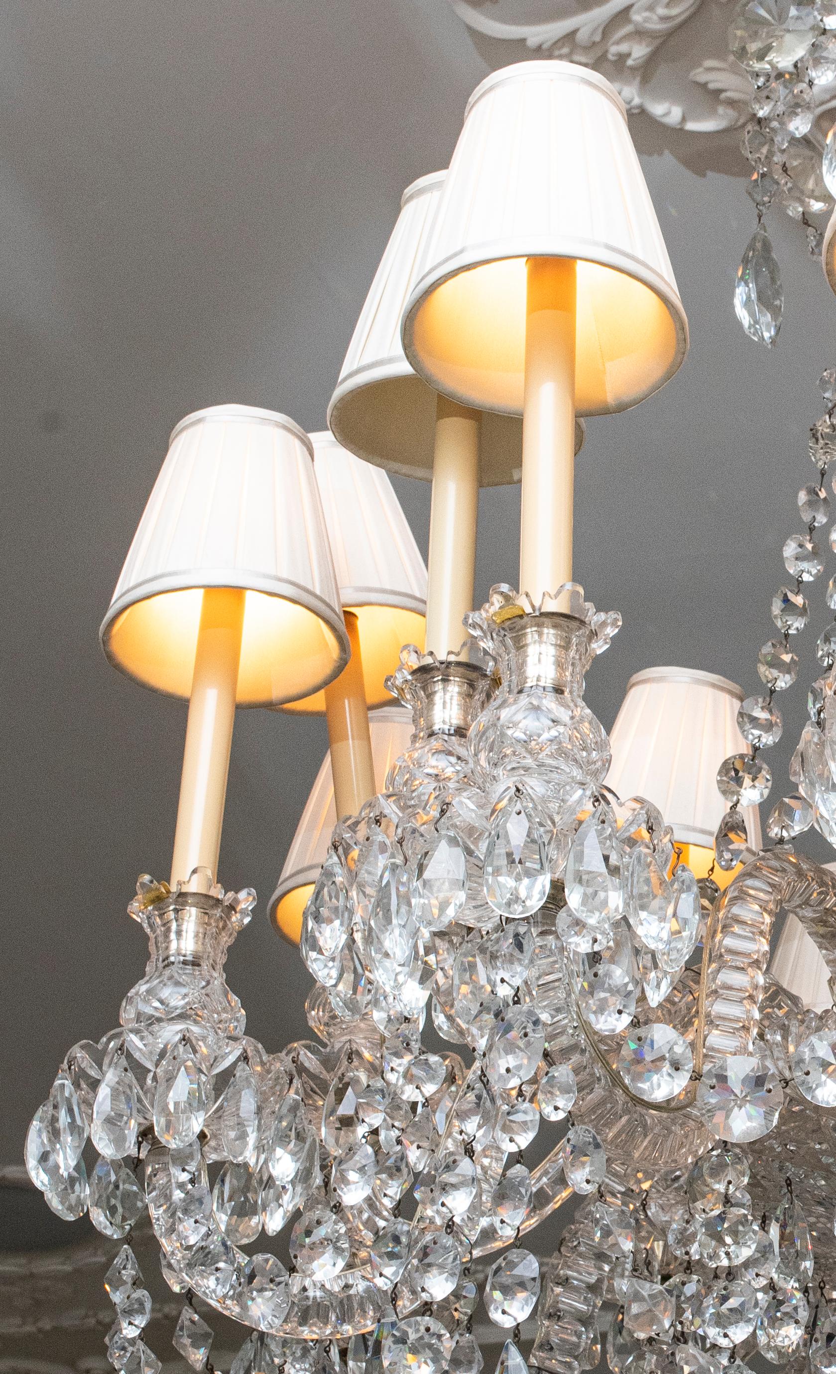 Neoclassical Baccarat French Crystal Chandelier