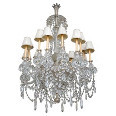 Antique Baccarat French Crystal Chandelier