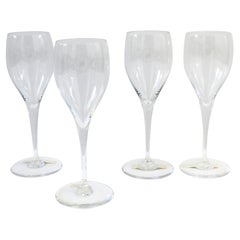 Baccarat French Crystal St Remy Cocktail Champagne Flutes Glasses