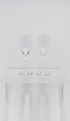 Baccarat French Crystal St Remy Wine or Water Glasses, Set of 2