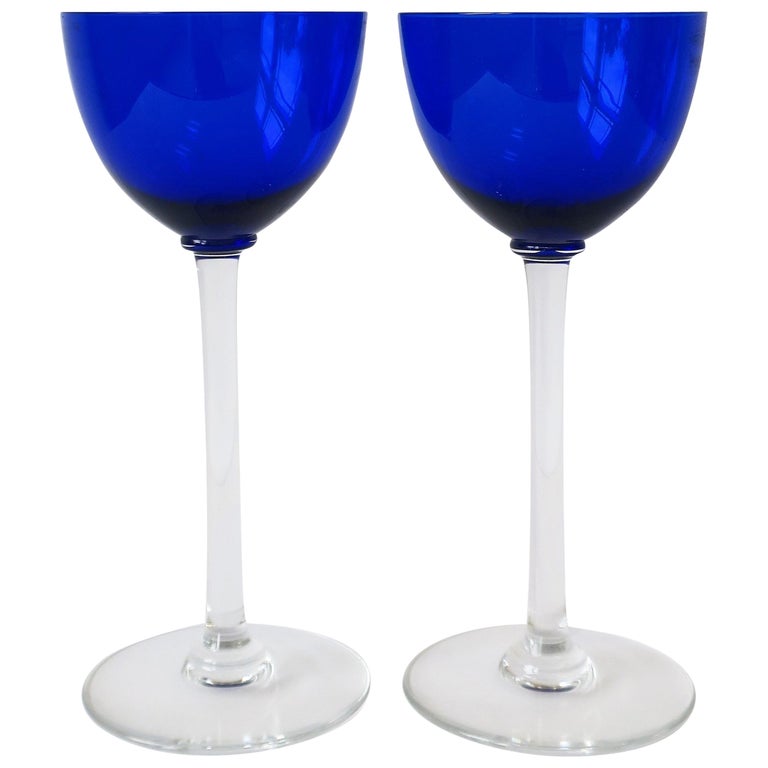 Baccarat French Crystal Wine Glasses For Sale at 1stDibs