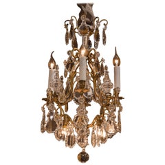 Baccarat, French Louis XV Style Gilt-Bronze and Cut-Crystal Chandelier