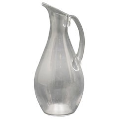 Baccarat French Modern Colorless Glass Pitcher