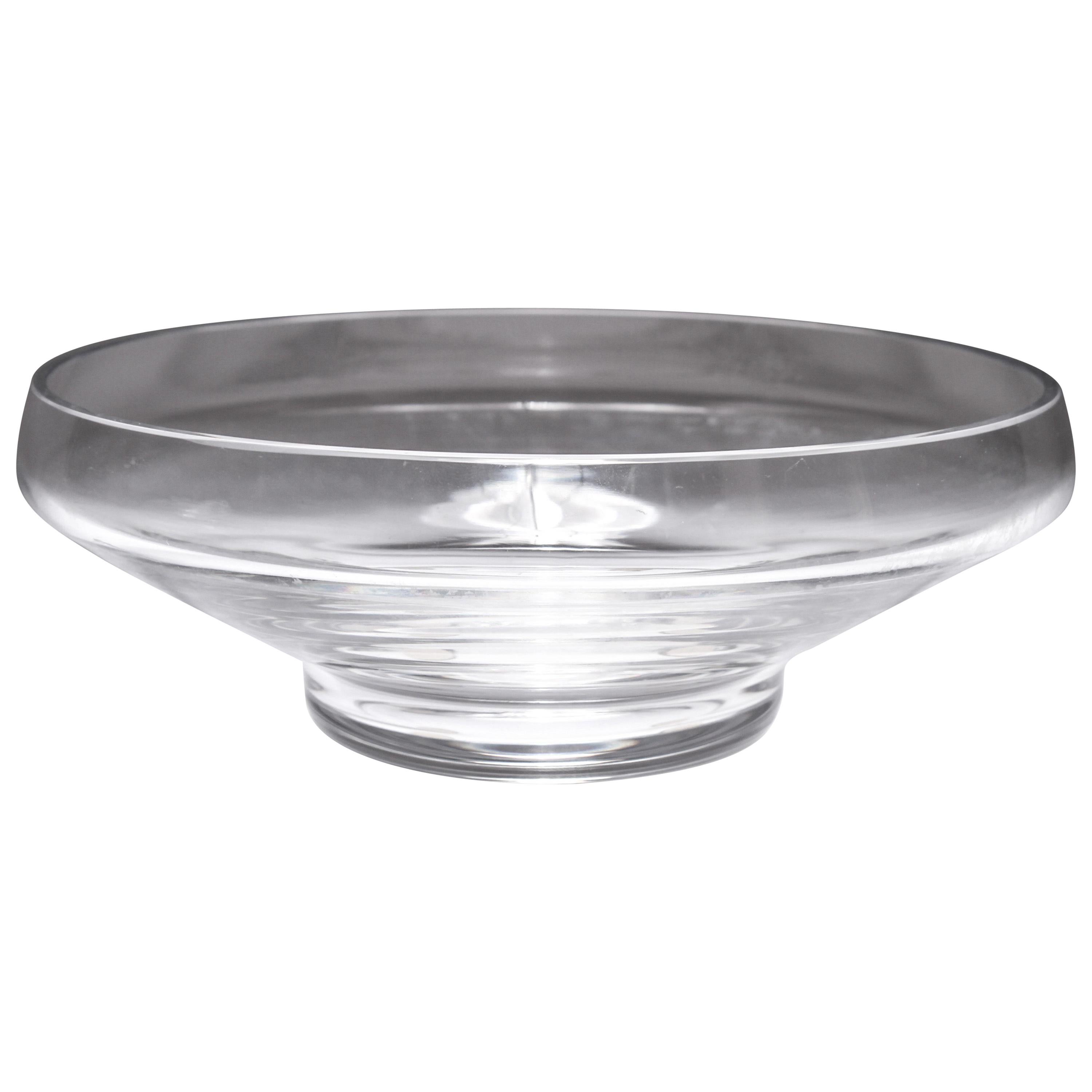 Baccarat French Modern Crystal Bowl