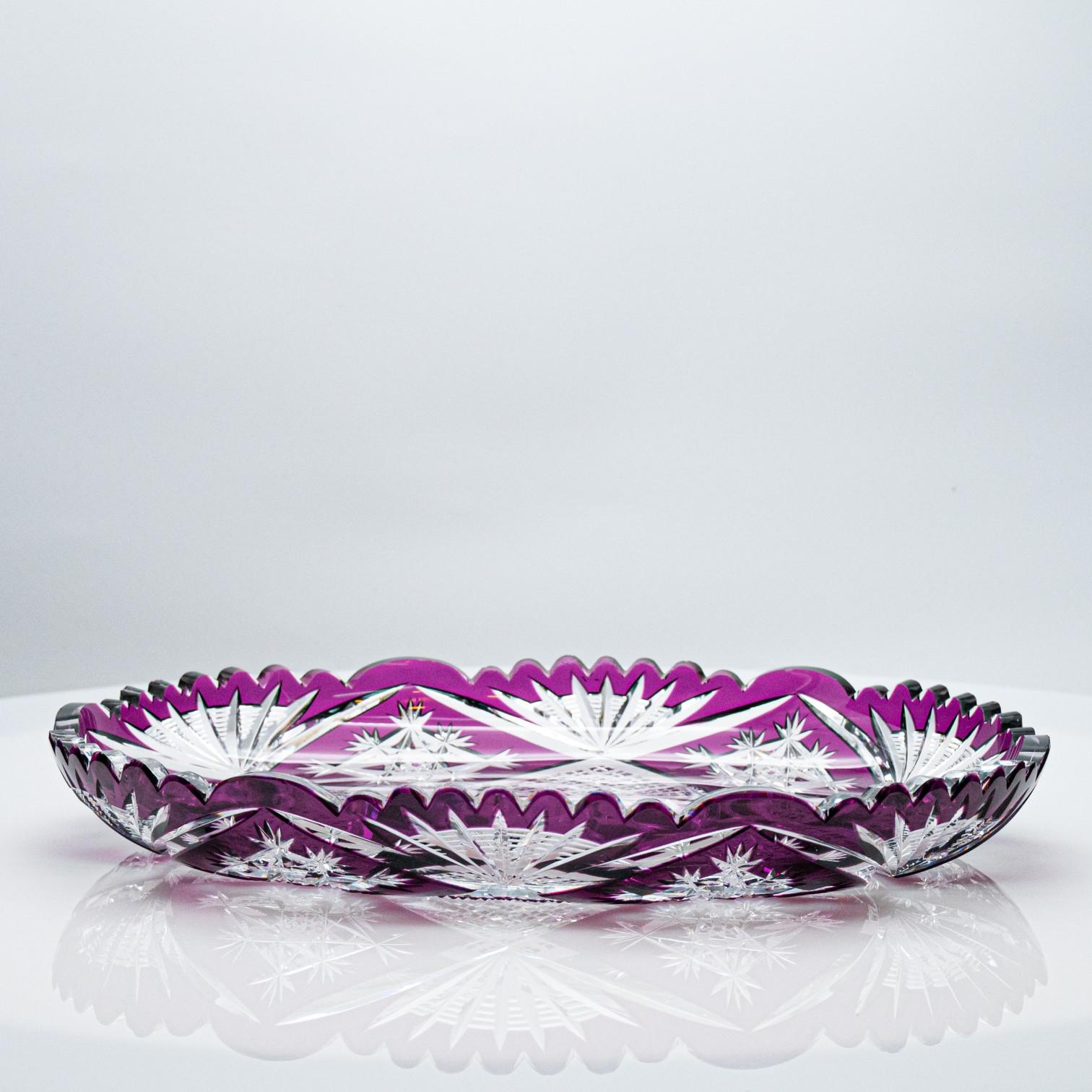 Frutero Baccarat, cristal violeta, Francia, 1930 en venta 1