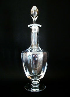Baccarat, 'Genova', Vintage Crystal Decanter & Stopper, France, circa 1980's