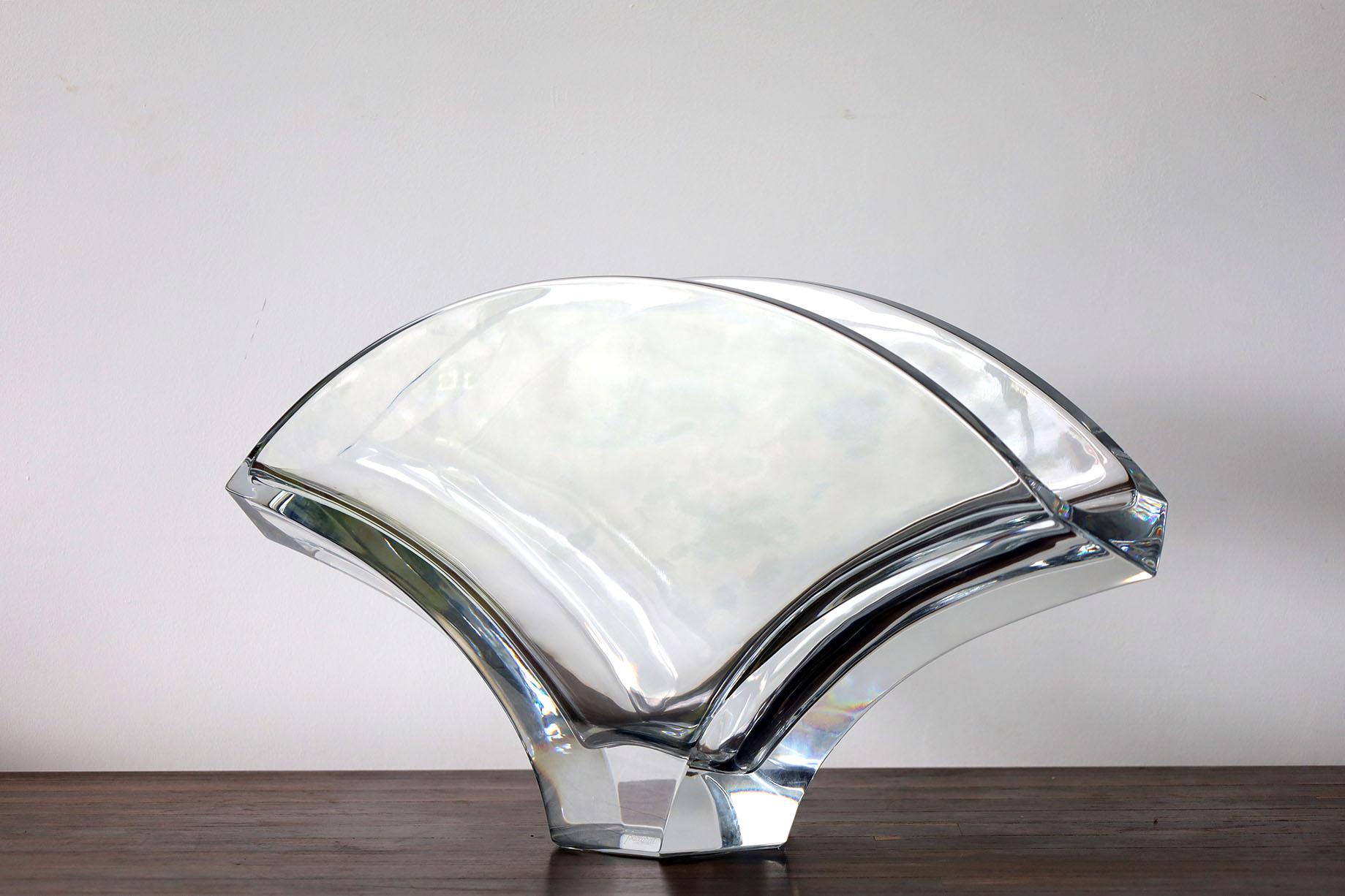 Fait main Vase Ginkgo Baccarat XL