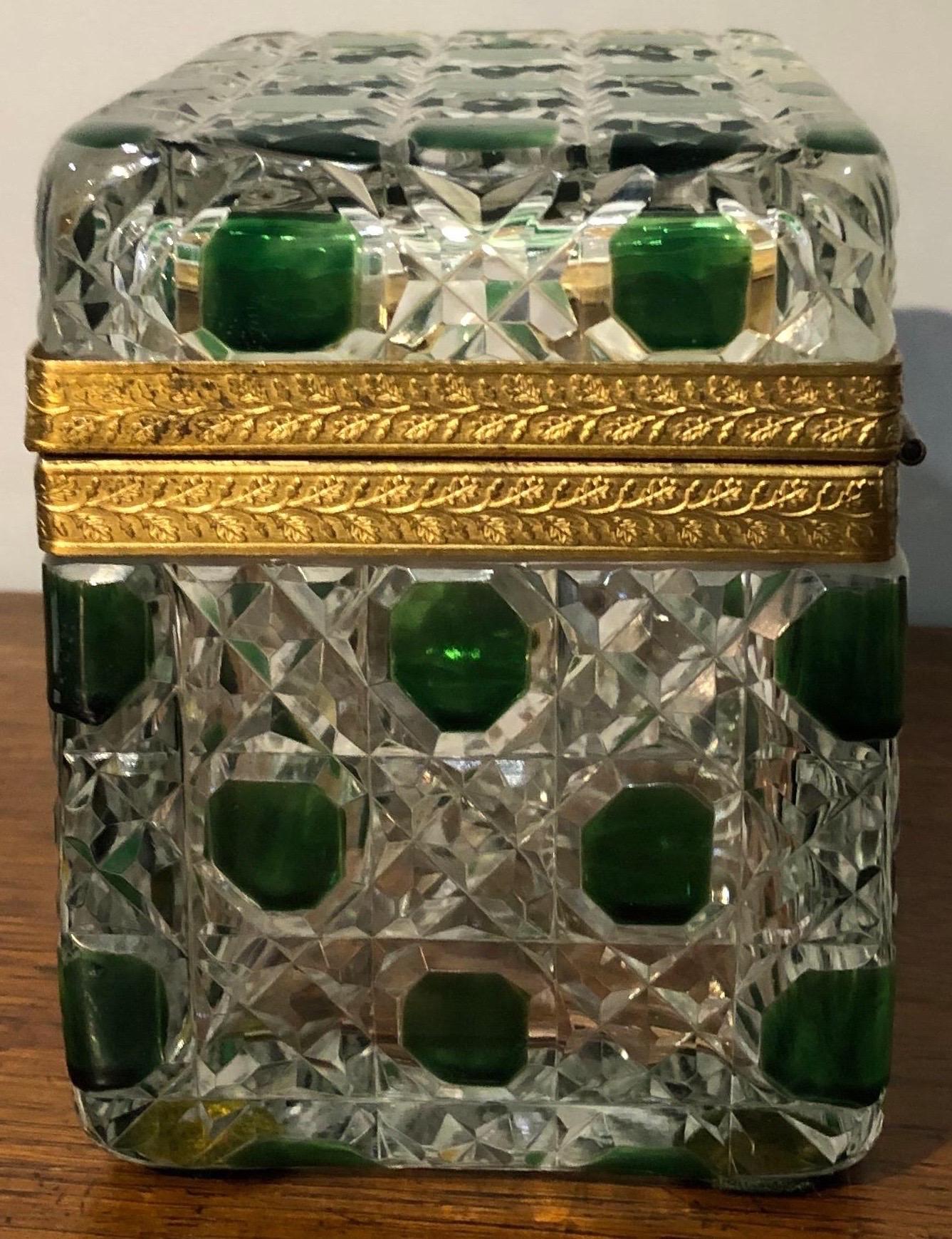Cut Glass Baccarat Glass Box