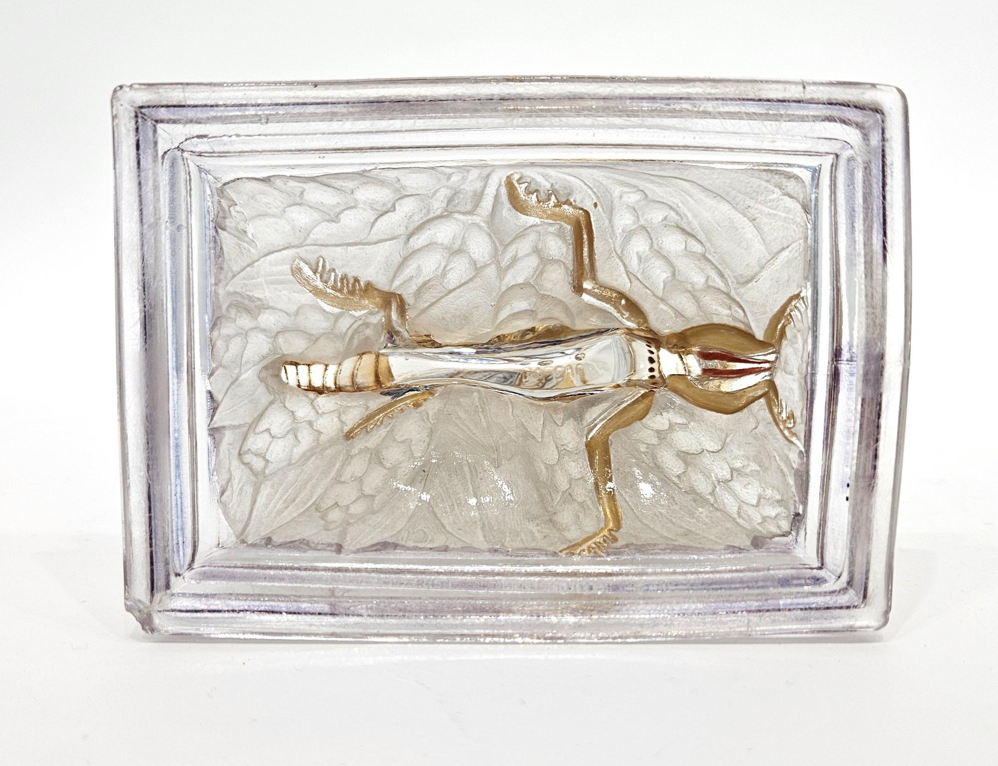 Vaso Baccarat Grasshopper Exposition Universelle Paris 1878, prodotto in Francia in vendita 10