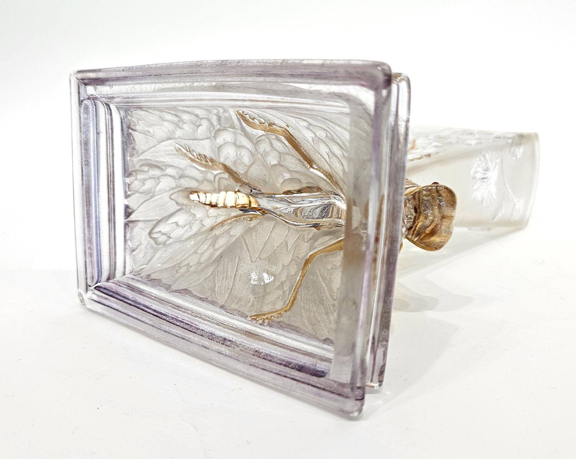 Vaso Baccarat Grasshopper Exposition Universelle Paris 1878, prodotto in Francia in vendita 12