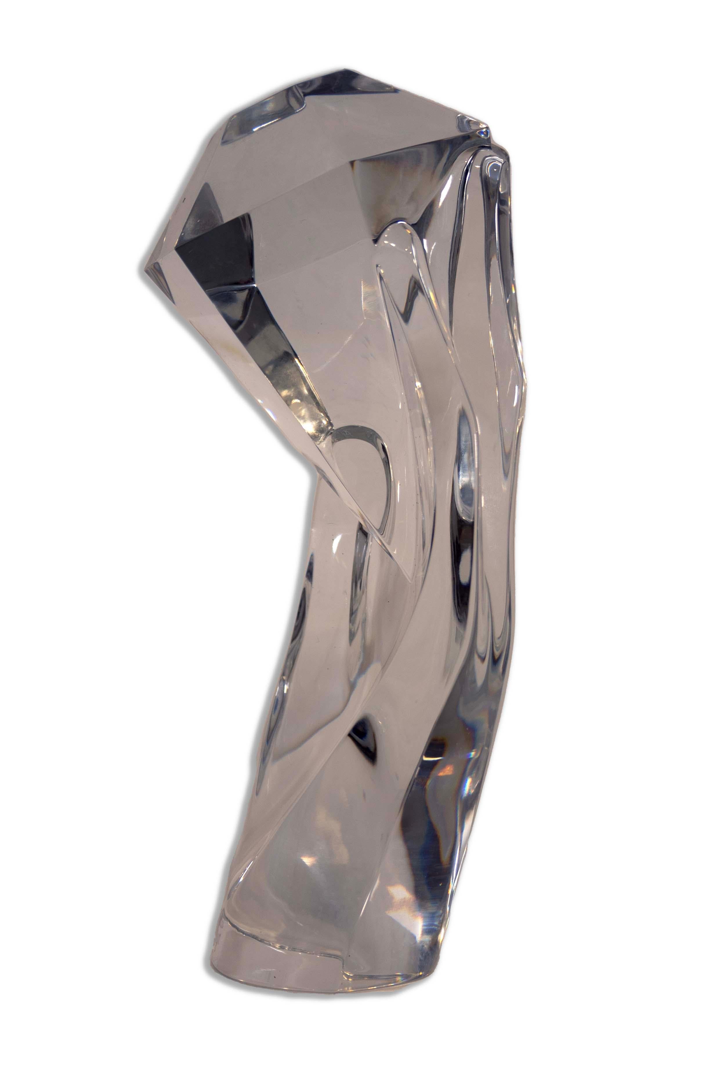 Français Baccarat Hand of Rigot Crystal fabriqué en France en vente