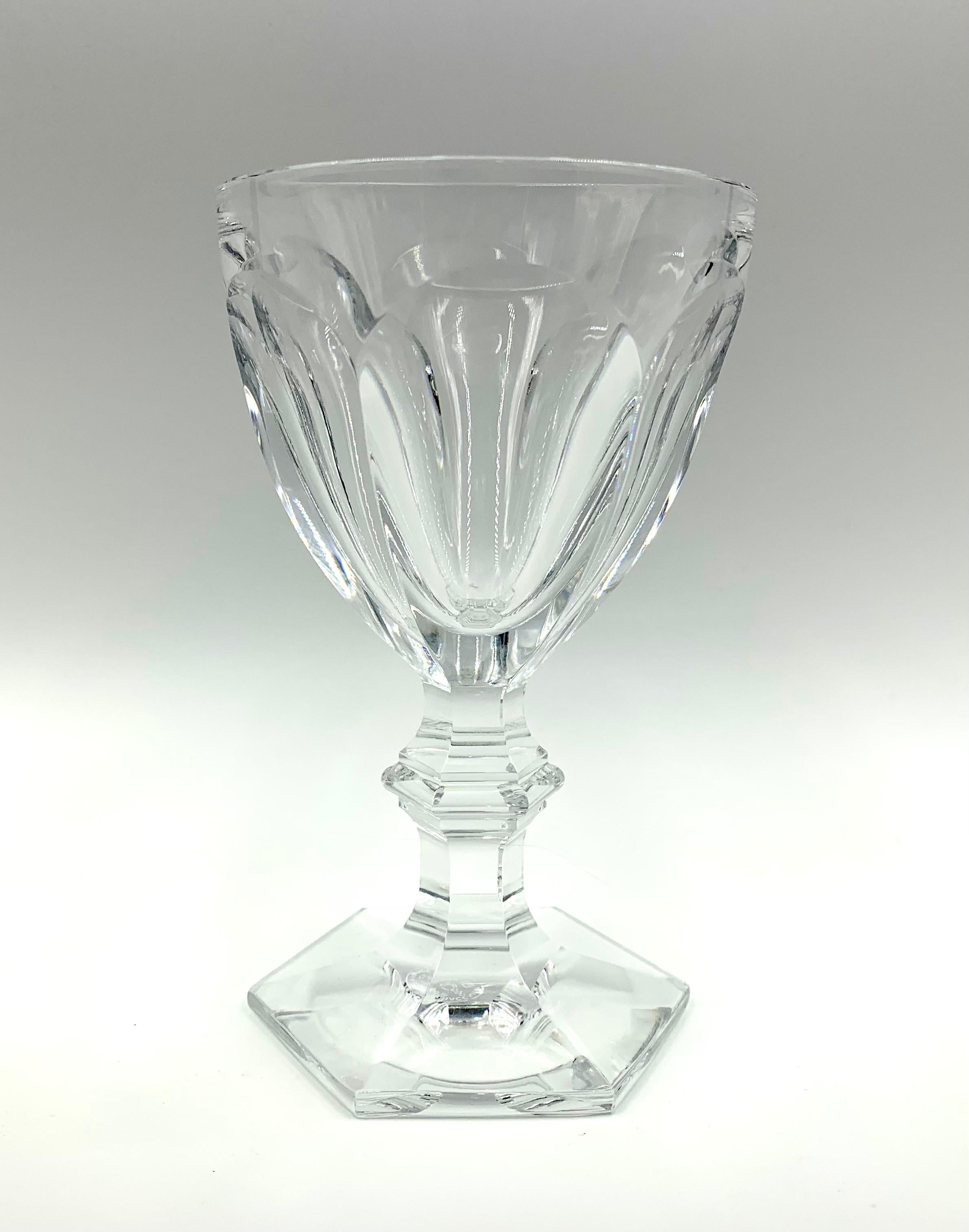 Ensemble de 12 verres à vin Baccarat Harcourt 1841 en vente 3