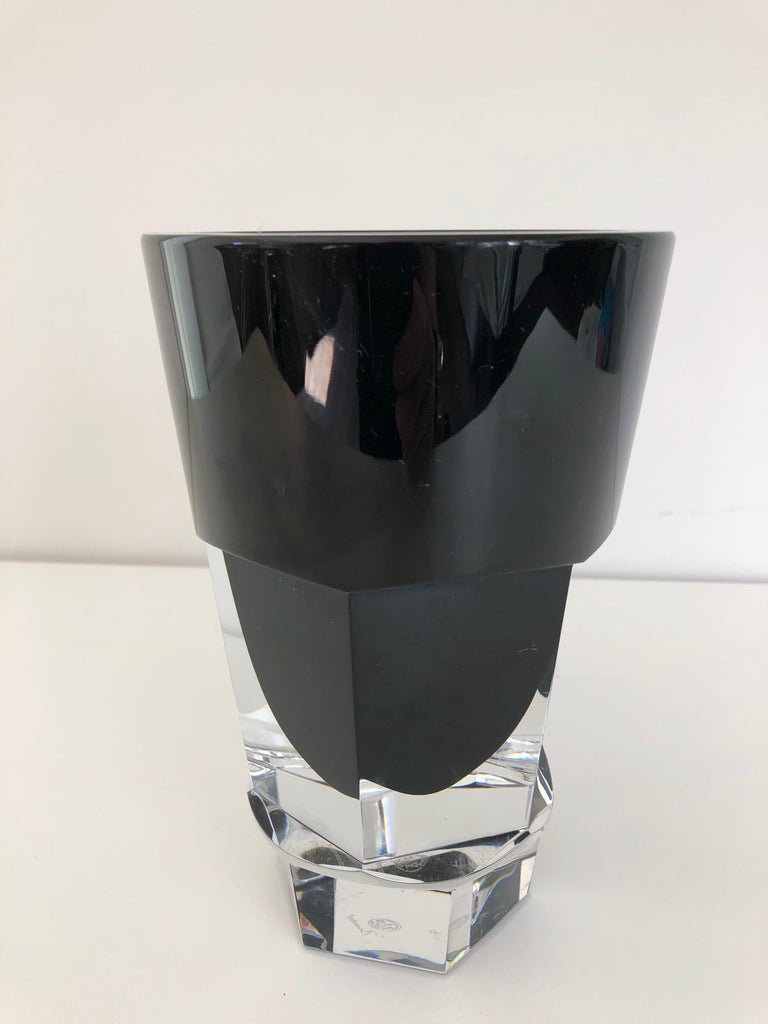 Baccarat Harcourt Abysse Vase at 1stDibs