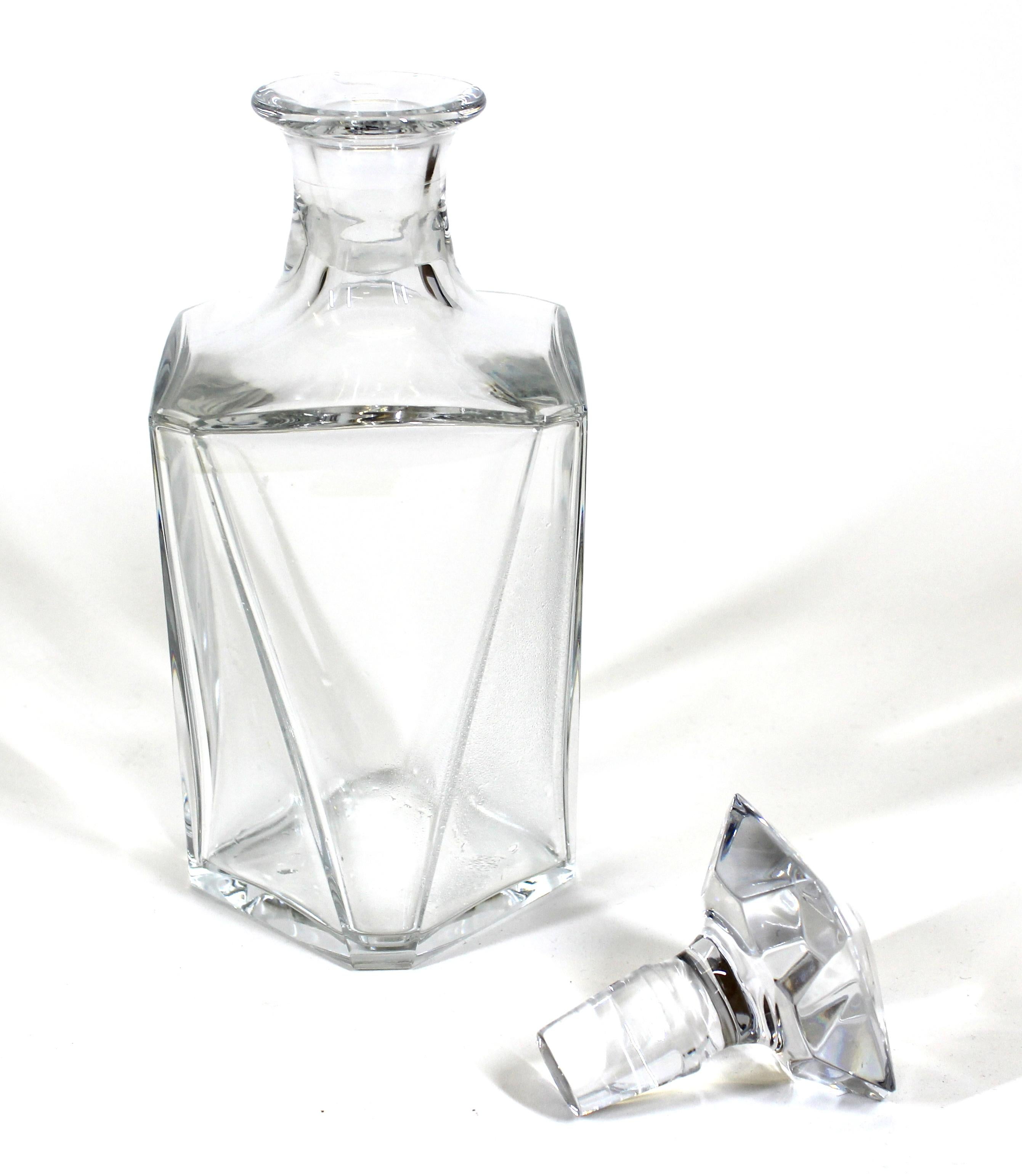 baccarat glass decanter