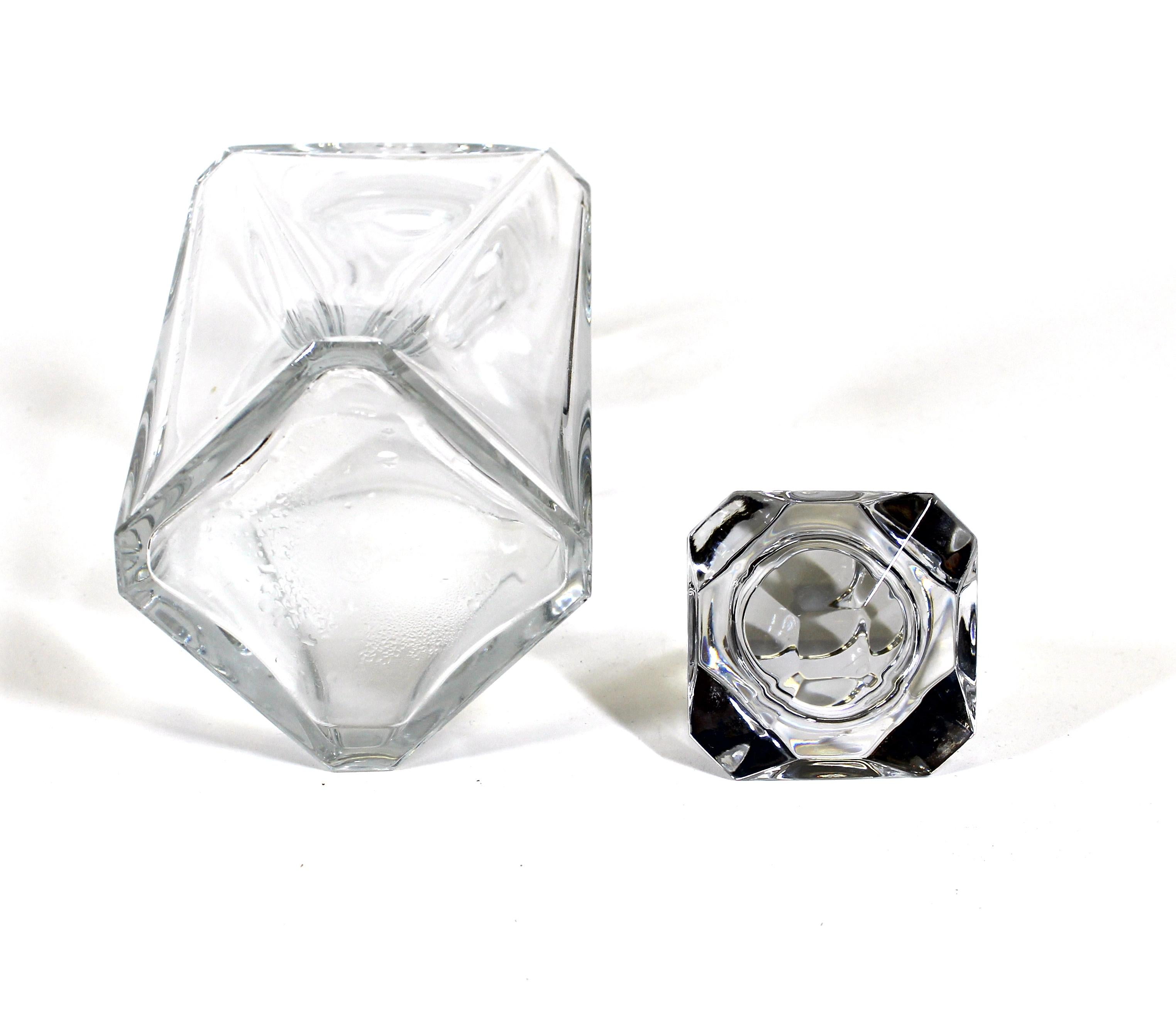 Modern Baccarat 'Harcourt' French Crystal Decanter