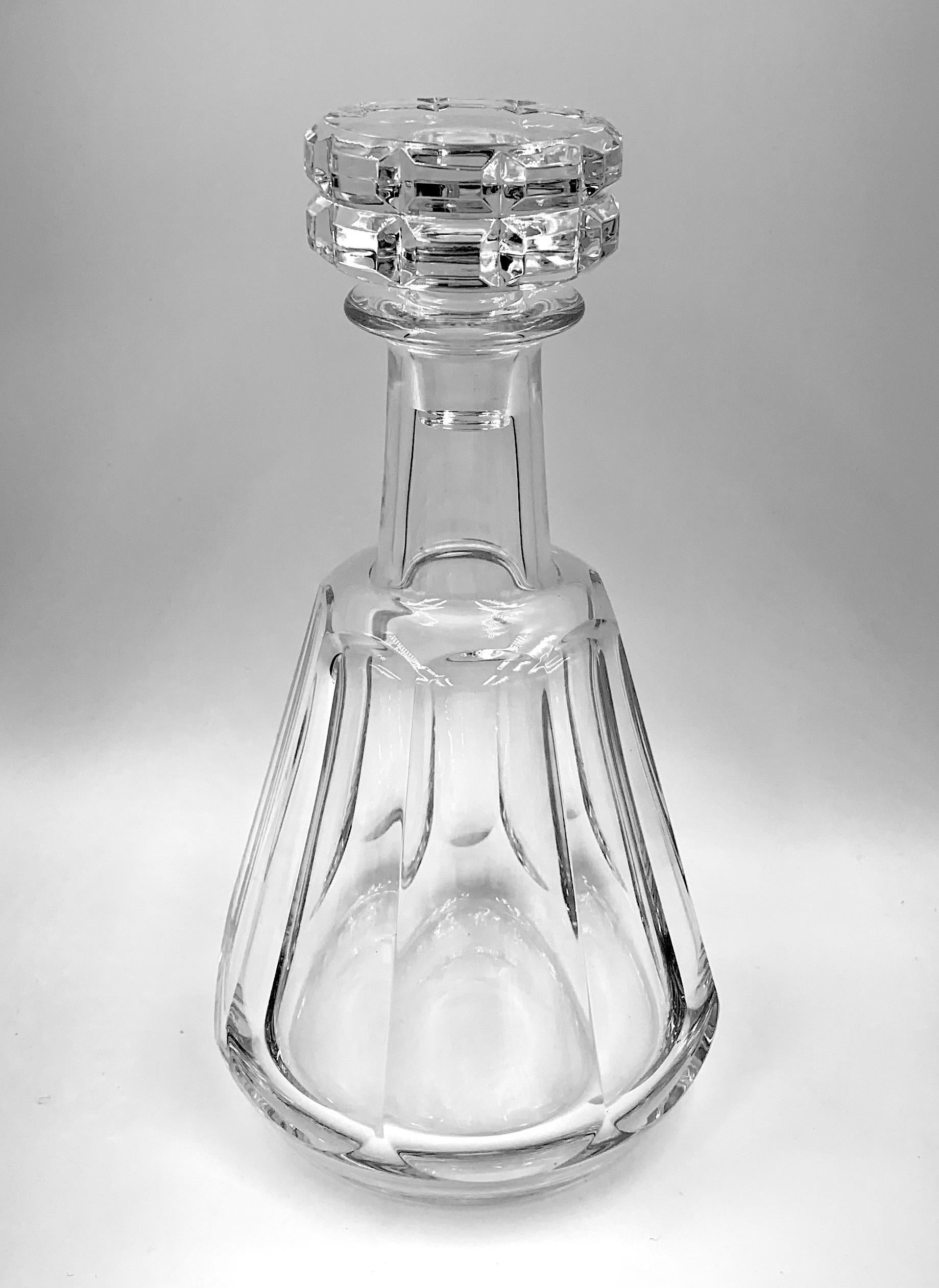 French Baccarat Harcourt Talleyrand Decanter, 20th Century