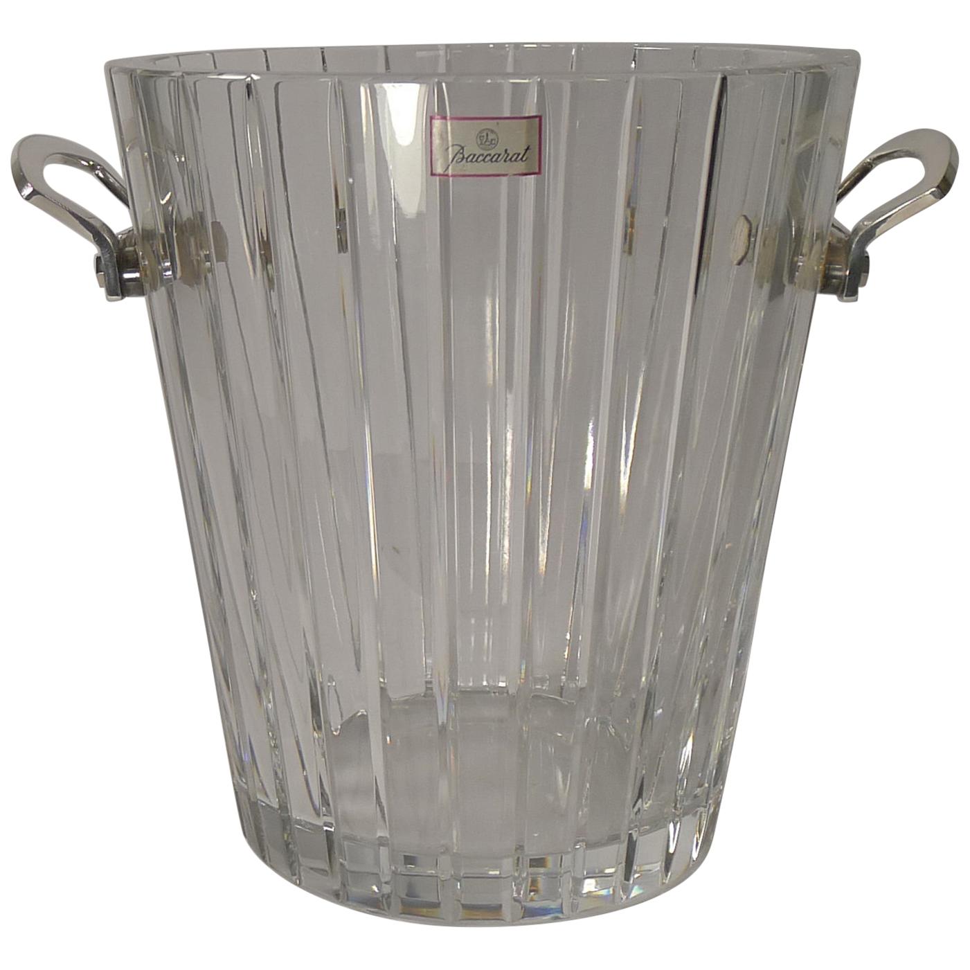 Baccarat "Harmonie" Champagne Bucket or Wine Cooler, circa 1980 For