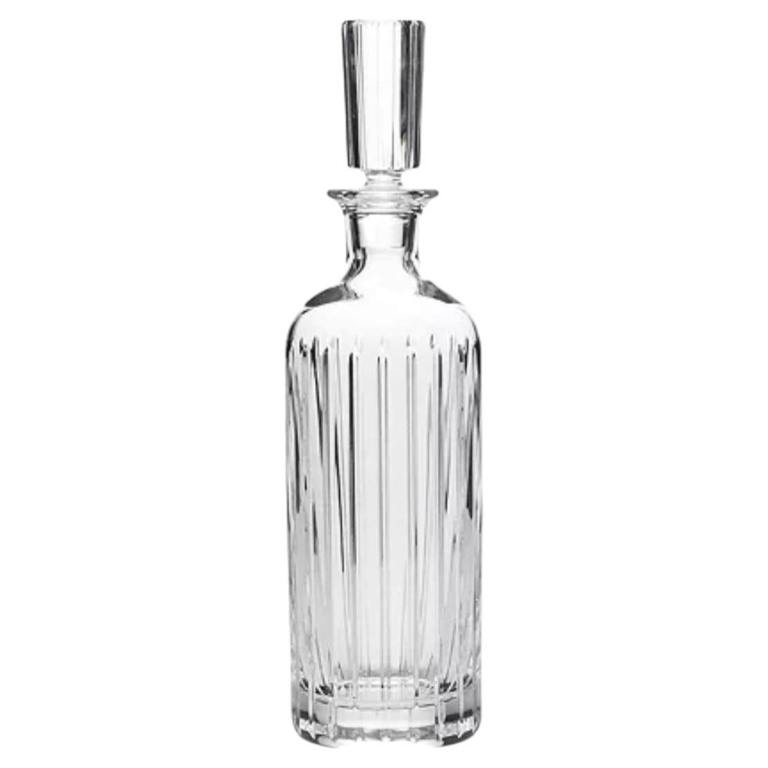 Baccarat Harmonie French Crystal Whiskey Decanter with Original Stopper