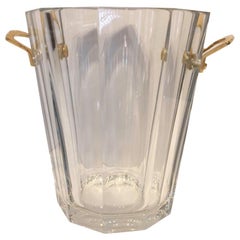 Baccarat "Harmonie" Ice Bucket, Champaign / Wine Cooler with Gilt Bronze Handles